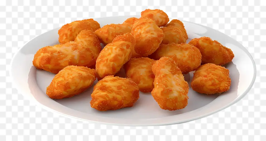 Nuggets De Poulet épicés，Collations Frites PNG