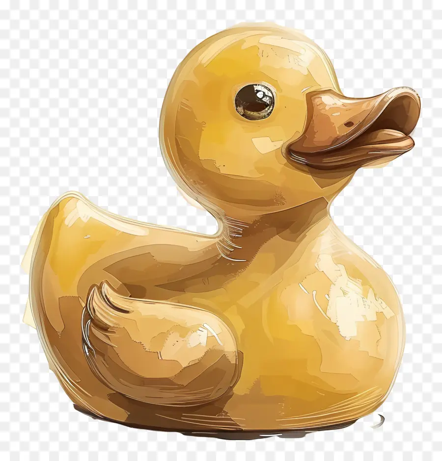 Canard En Caoutchouc，Canard Jaune PNG