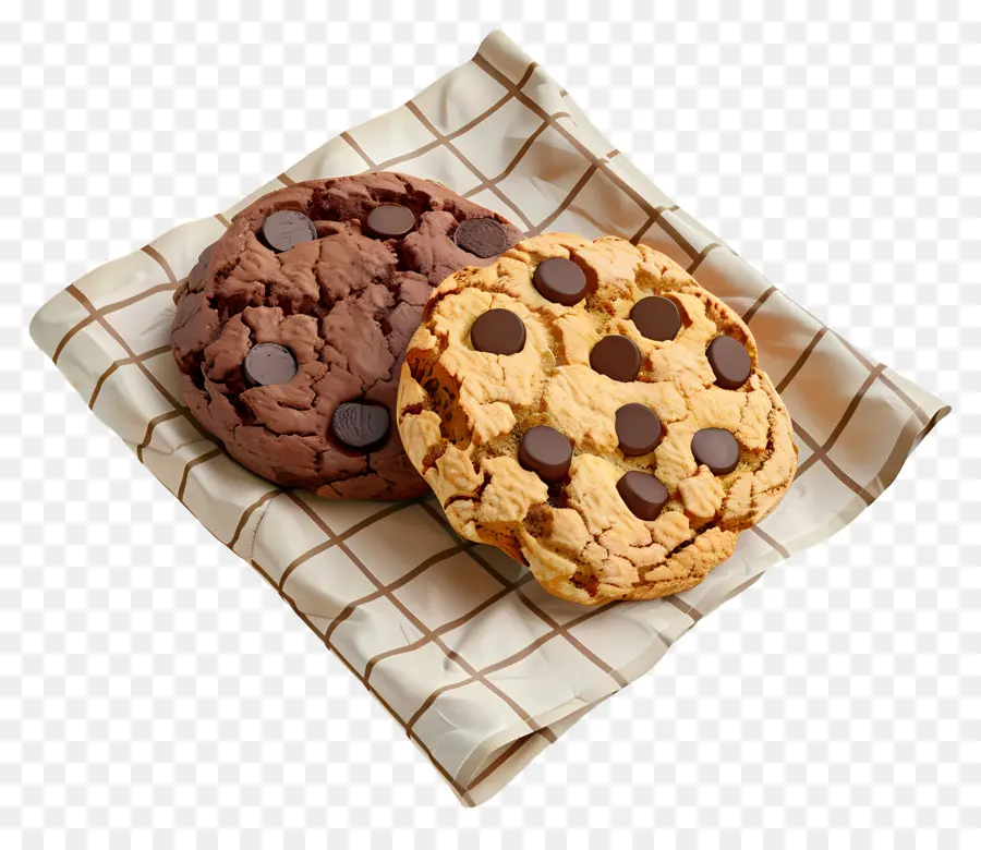 Cookies，Biscuits Aux Pépites De Chocolat PNG