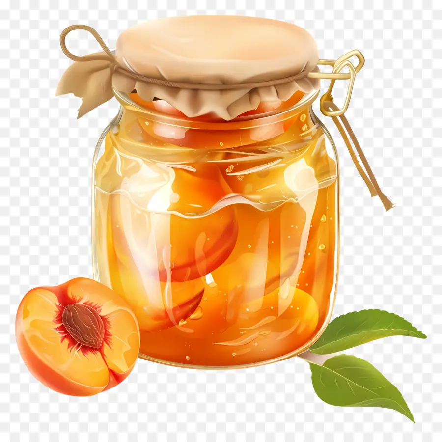 Confiture à La Pêche，Confiture De Pêches PNG