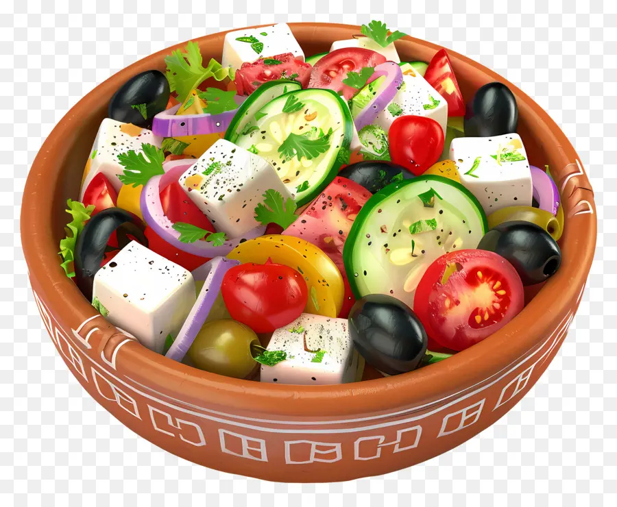 Salade Grecque，Salade PNG