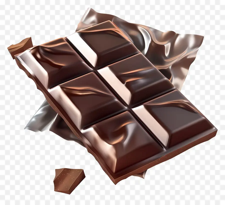 Chocolat Noir，Barre De Chocolat PNG