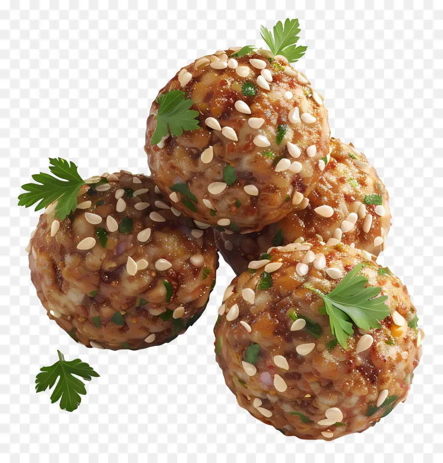 Falafels，Boules De Sésame PNG