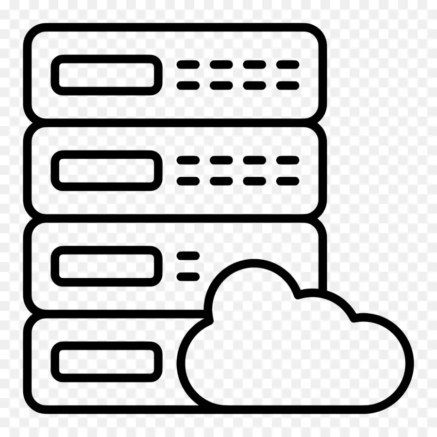 Informatique En Nuage，Serveur Et Cloud PNG