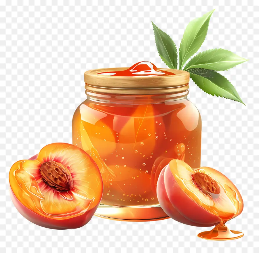 Confiture à La Pêche，Confiture De Pêches PNG