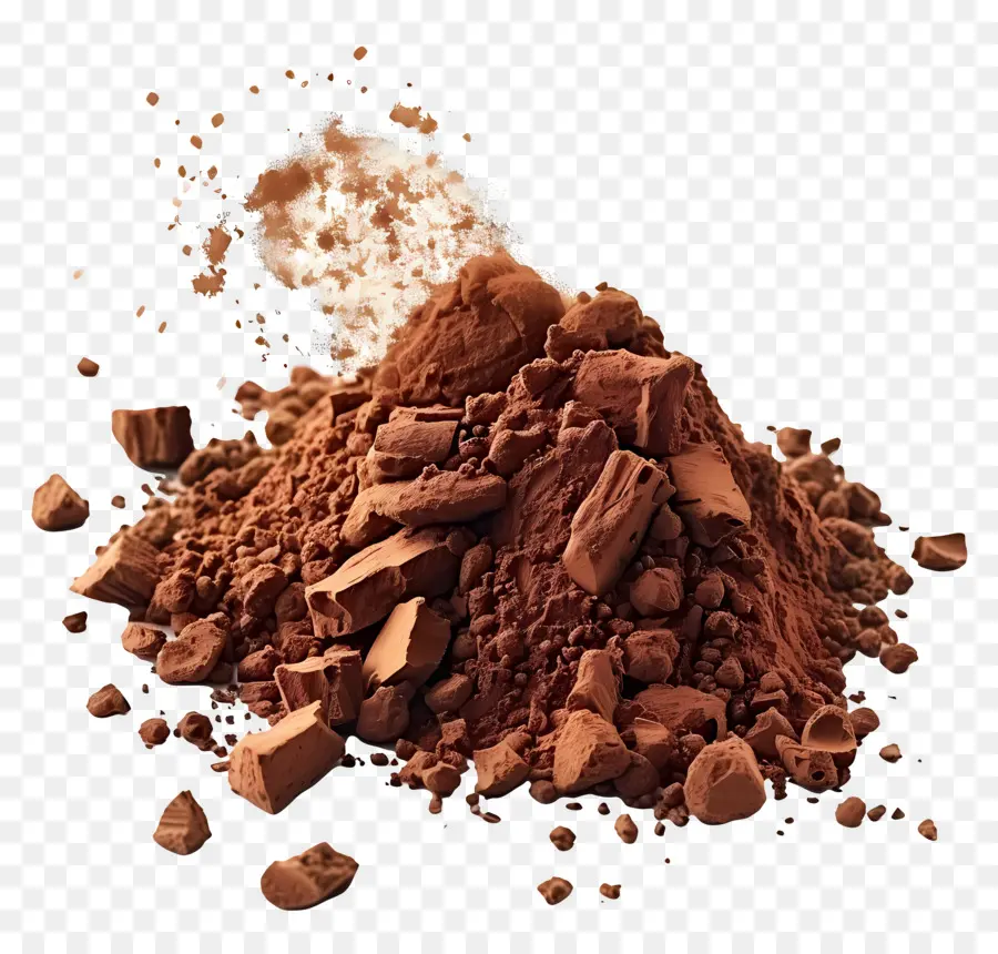 Poudre De Cacao，Chocolat PNG