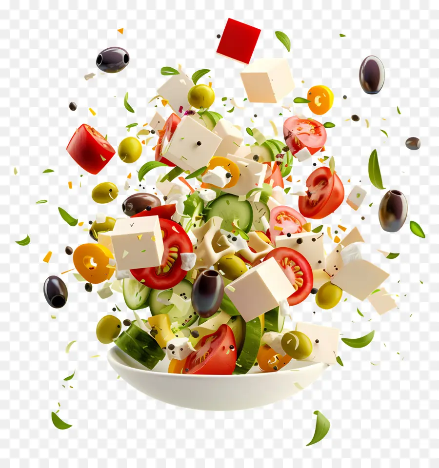 Salade Grecque，Salade PNG