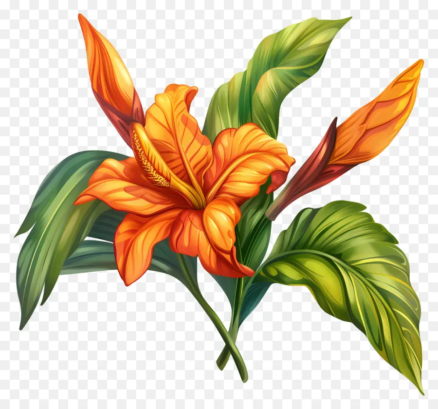 Fleur De La Jungle，Fleur Tropicale PNG