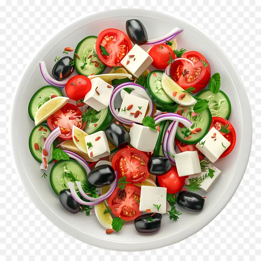 Salade Grecque，Salade PNG