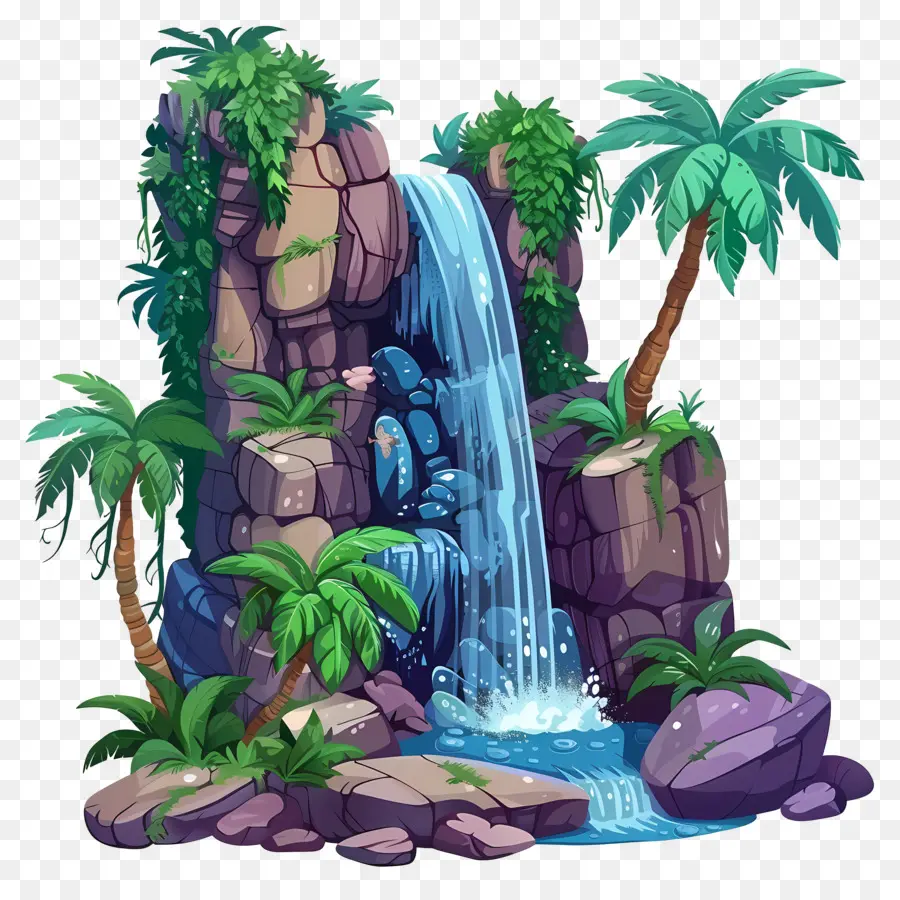 Cascade De La Jungle，Cascade PNG