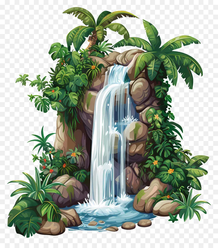 Cascade De La Jungle，Cascade PNG