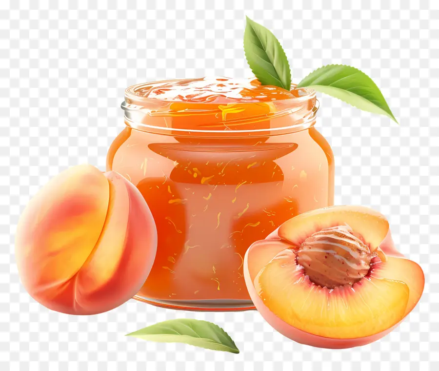 Confiture à La Pêche，Confiture De Pêches PNG