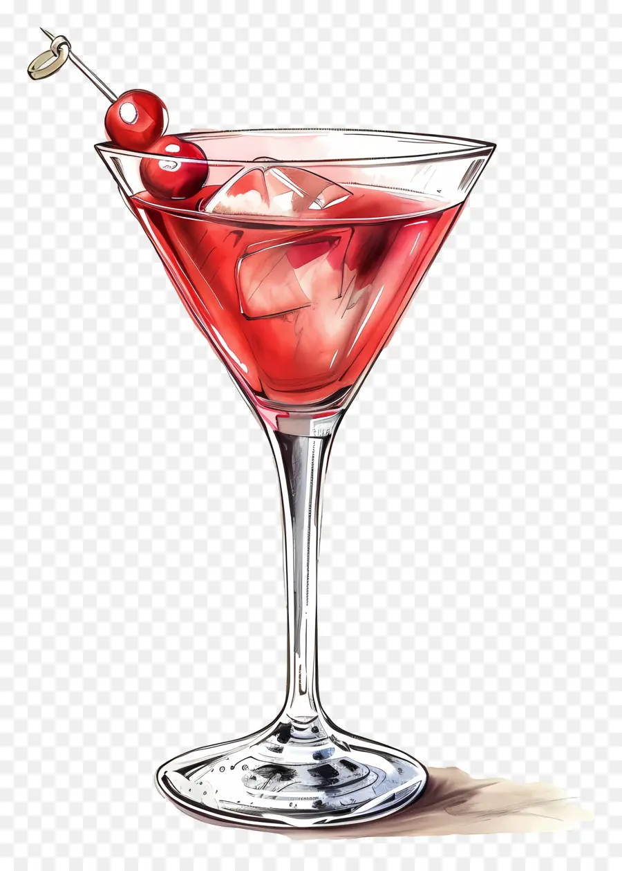 Cocktail Martini，Verre à Martini PNG