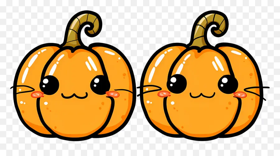 Citrouille Kawaii，Citrouilles PNG