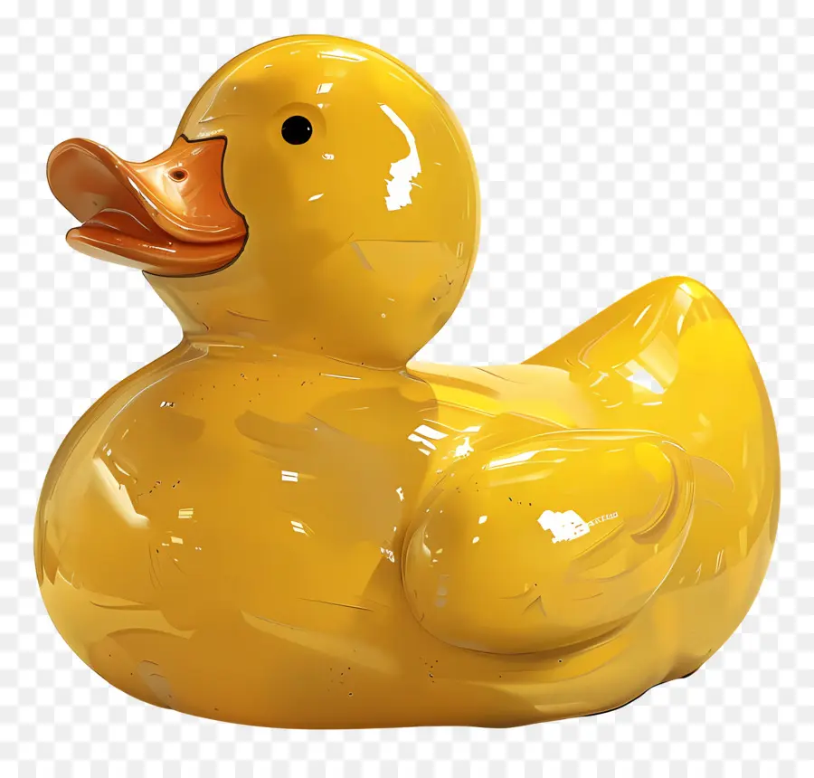 Canard En Caoutchouc，Canard Jaune PNG