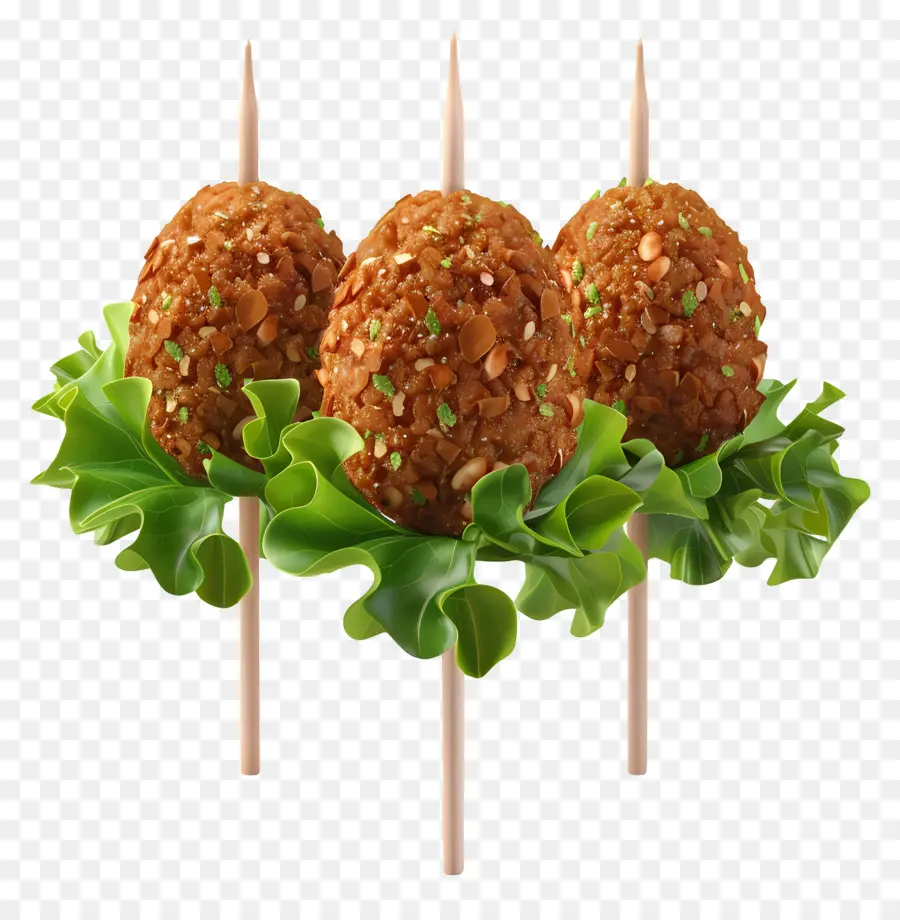 Falafels，Boulettes De Viande En Brochette PNG