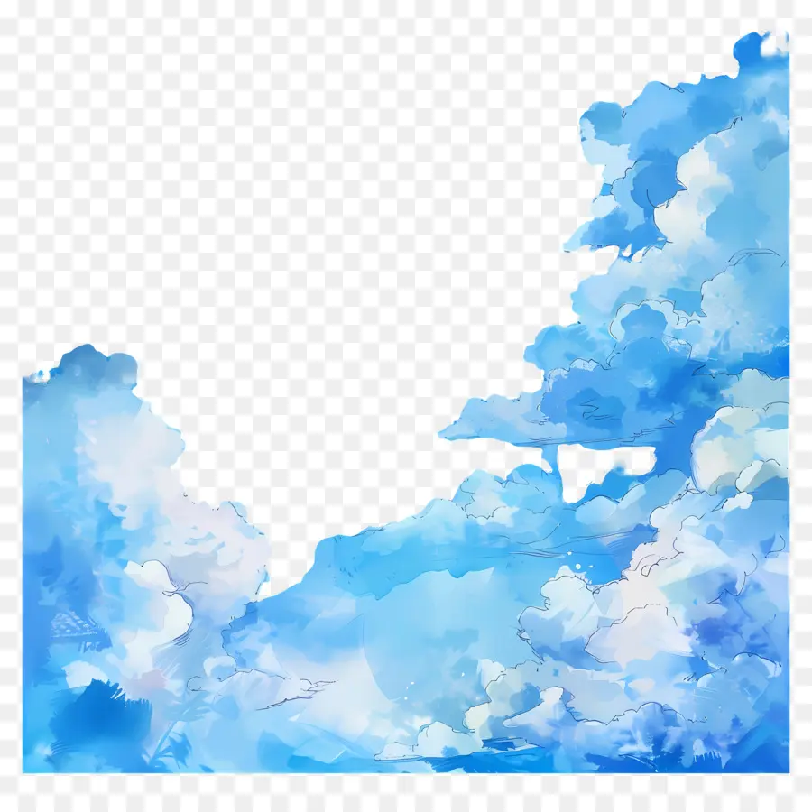 Fond De Ciel，Nuages PNG