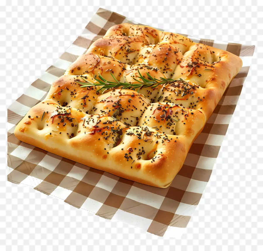 Pain Focaccia，Nourriture PNG