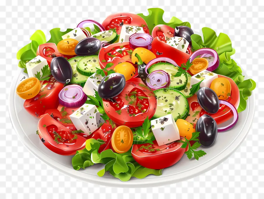 Salade Grecque，Salade PNG