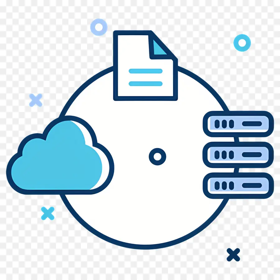 Informatique En Nuage，Icône De Stockage Cloud PNG