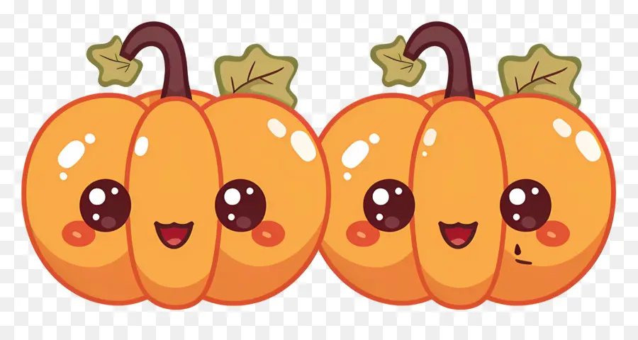 Citrouille Kawaii，Citrouilles PNG