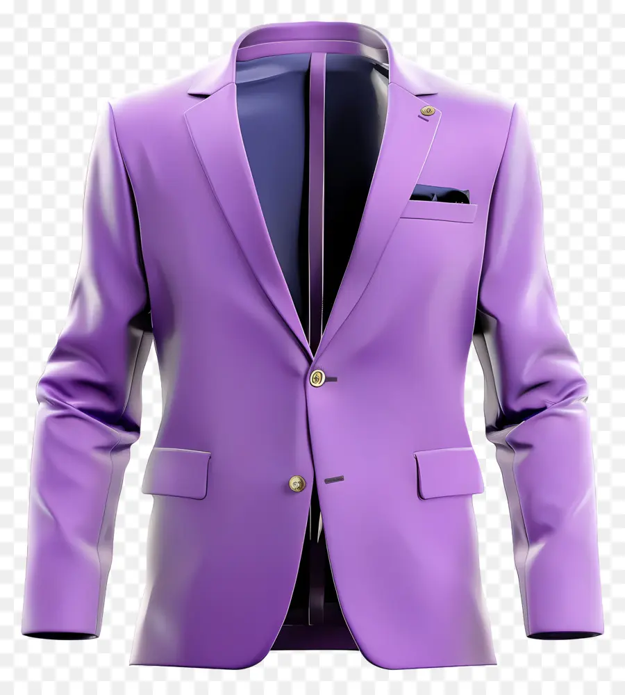 Blazer Violet，Veste Violette PNG