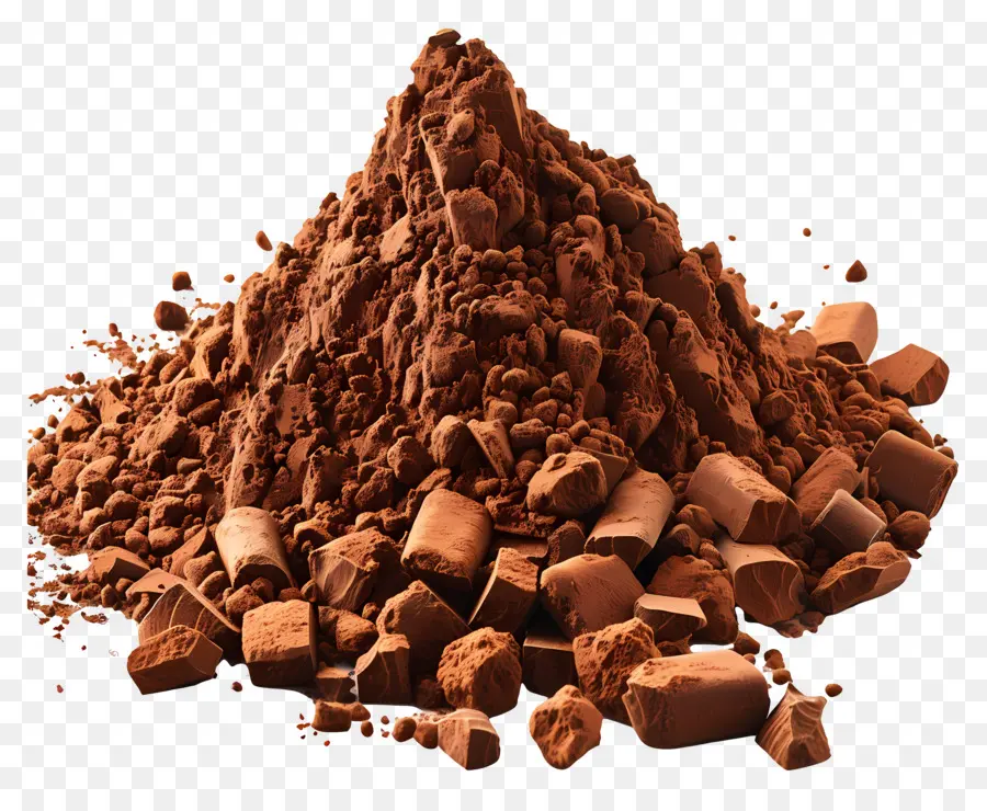 Poudre De Cacao，Chocolat PNG