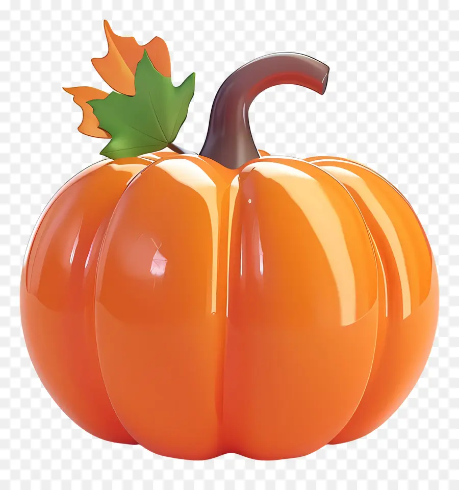 Citrouille Animée，Citrouille Orange PNG