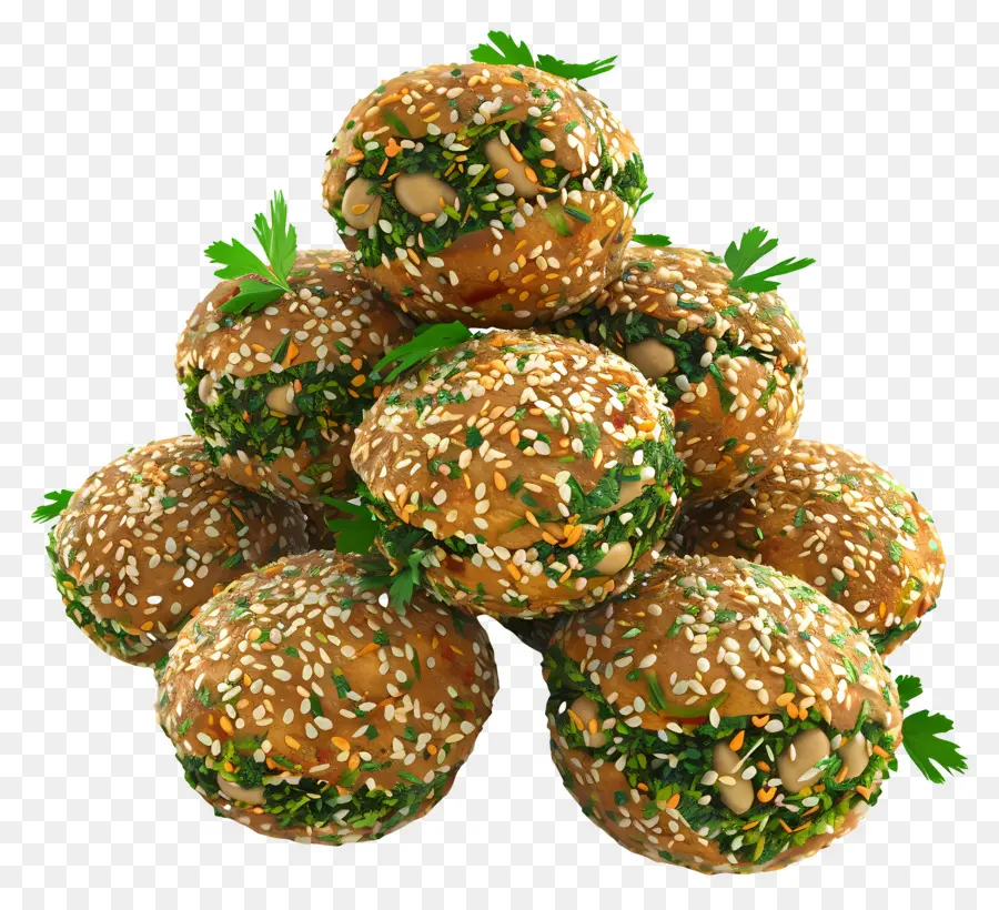 Falafels，Boules De Sésame PNG