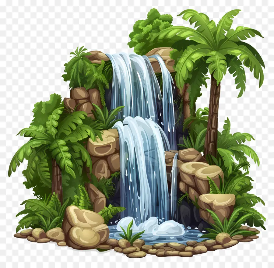 Cascade De La Jungle，Cascade PNG