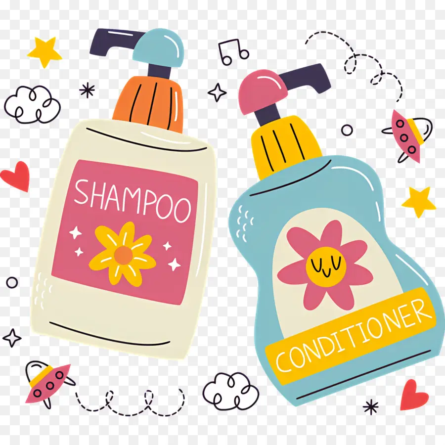 Shampooing，Shampoing Et Revitalisant PNG