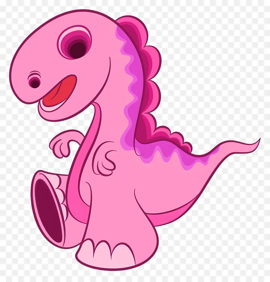 Dinosaure De Dessin Animé，Dinosaure Rose PNG