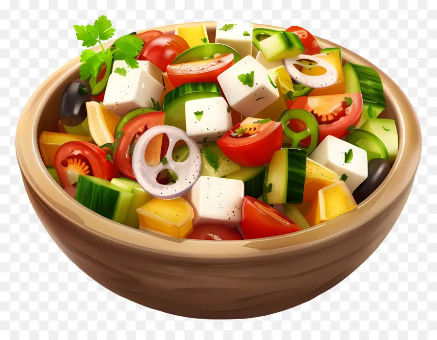 Salade Grecque，Saladier PNG