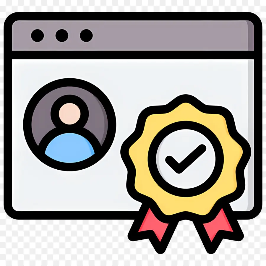 Certificat，Badge Vérifié PNG