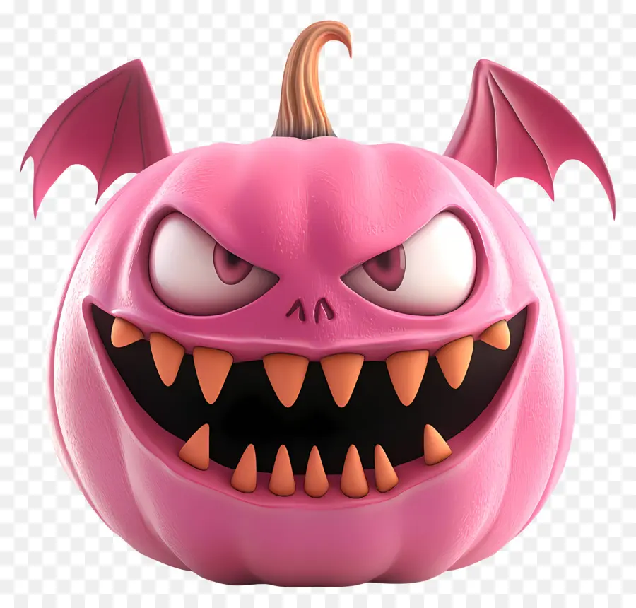 Monstre Rose，Citrouille Rose PNG