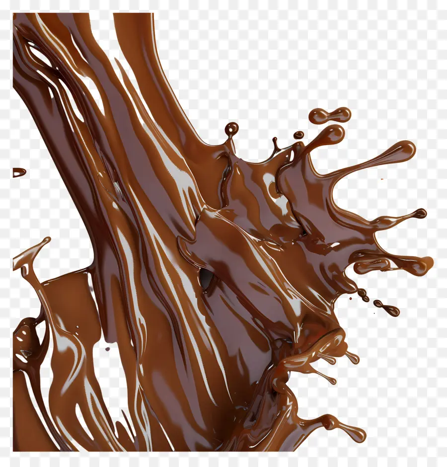 Chocolat Fondu，Café Splash PNG