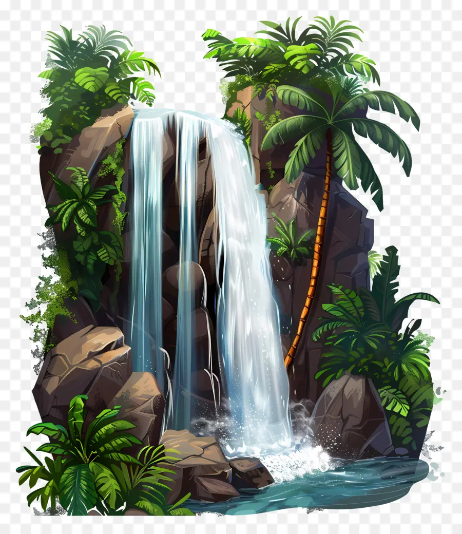 Cascade De La Jungle，Cascade PNG