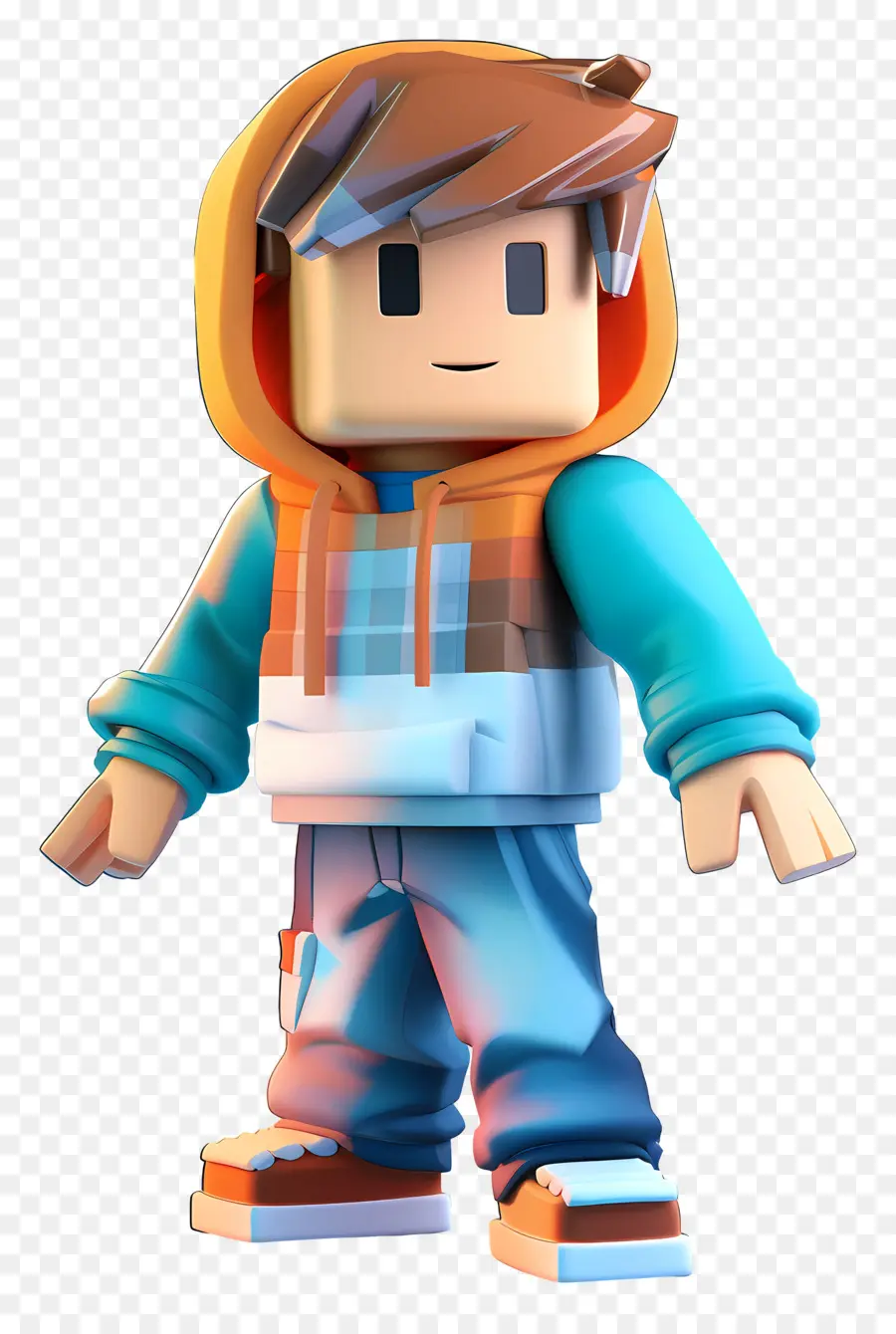 Garçon Roblox，Personnage De Dessin Animé PNG