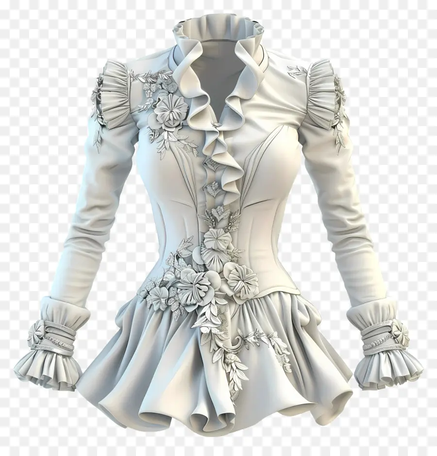 Blouse，Veste élégante PNG