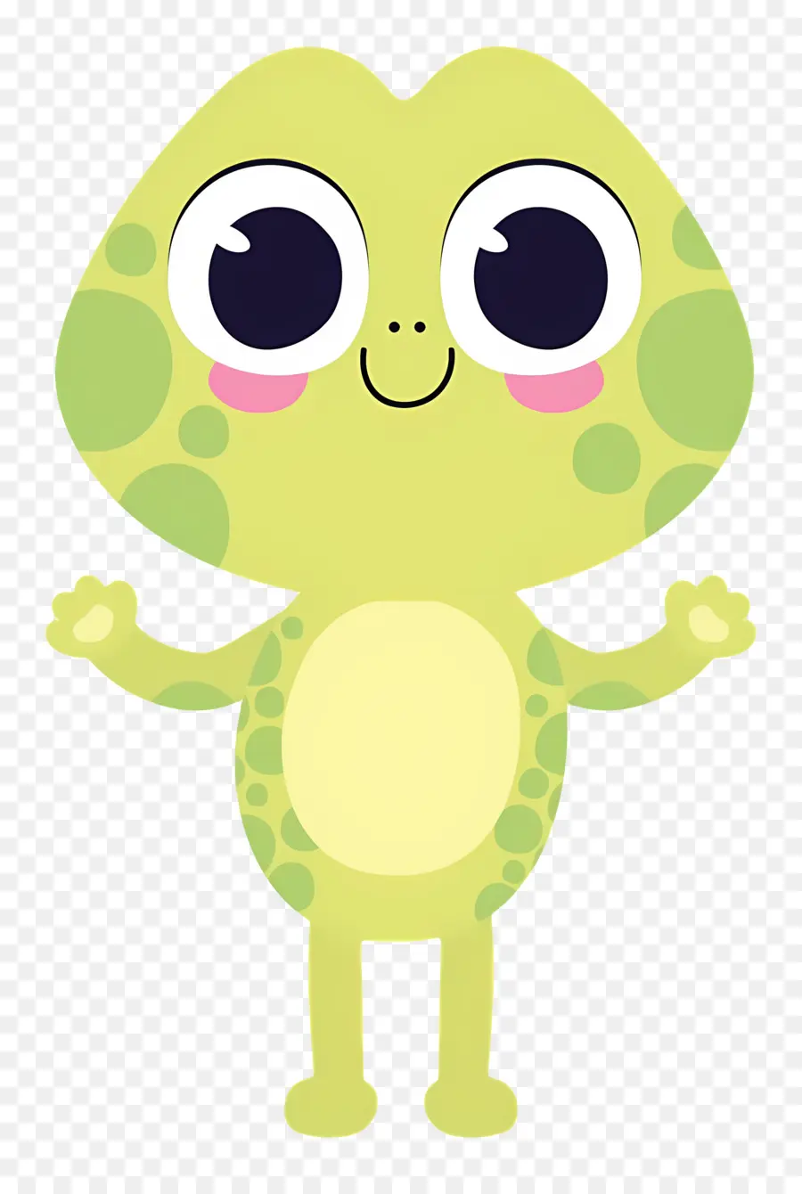 Tortue De Dessin Animé，Grenouille Verte PNG