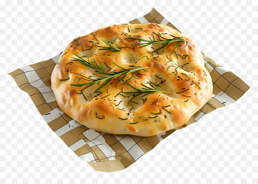 Pain Focaccia，Romarin PNG