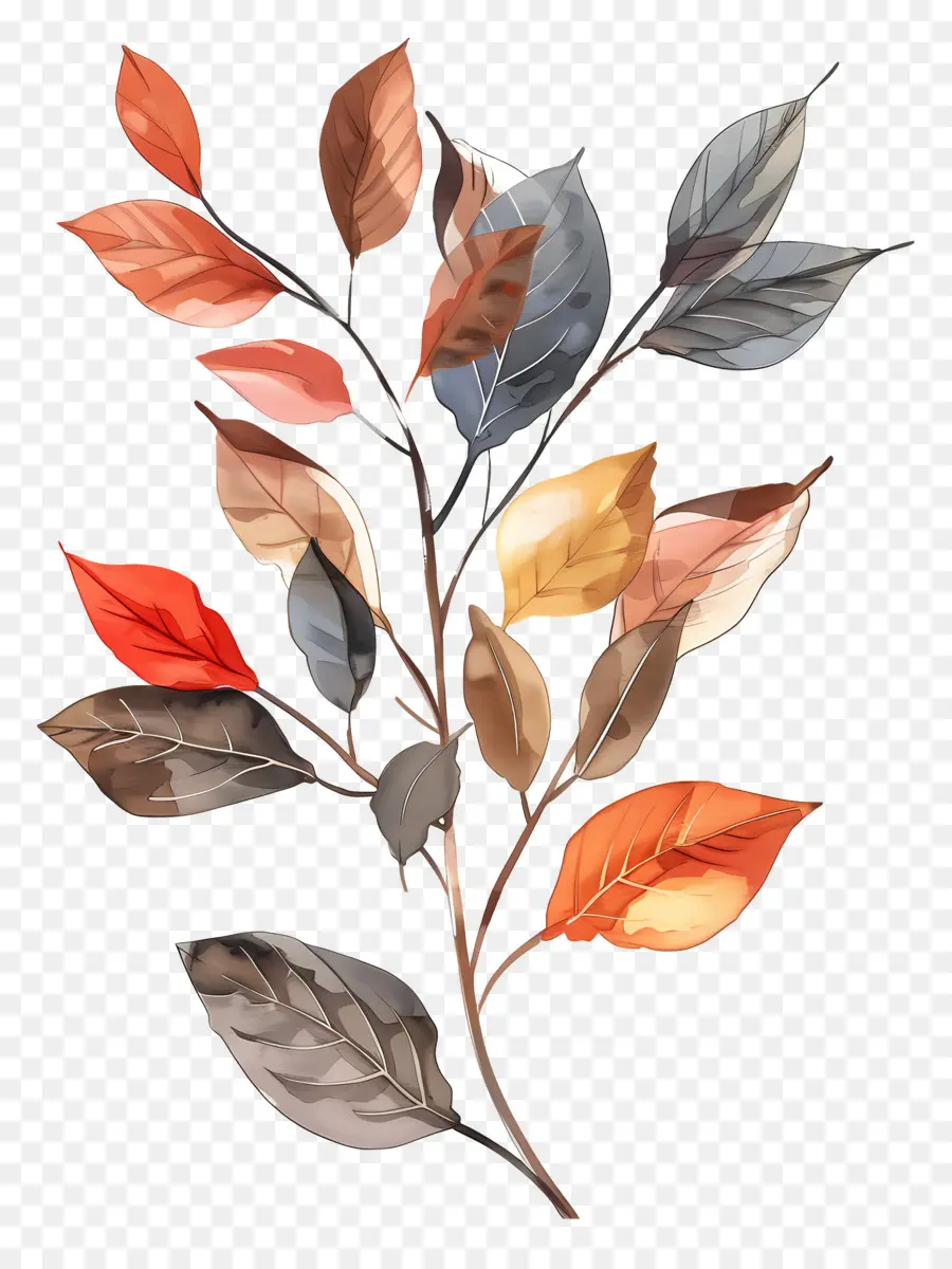 Bouquet De Feuilles，Feuilles D'automne PNG