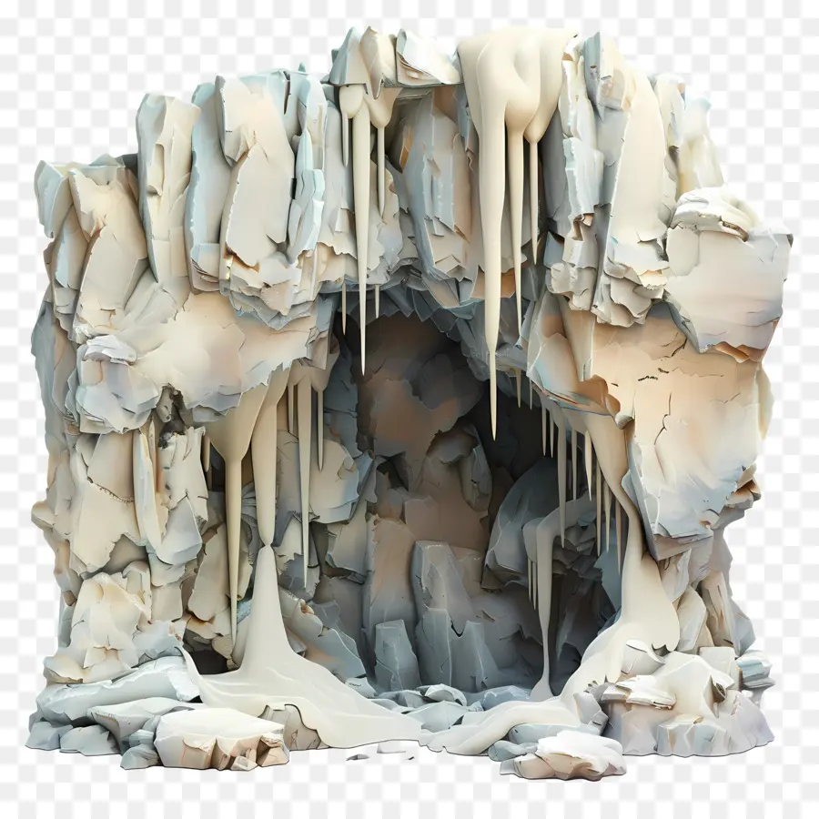 Stalactite De La Grotte，Grotte PNG