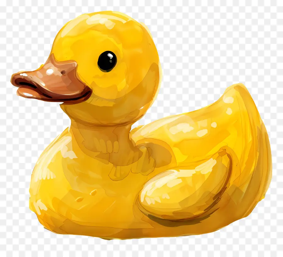 Canard En Caoutchouc，Canard Jaune PNG