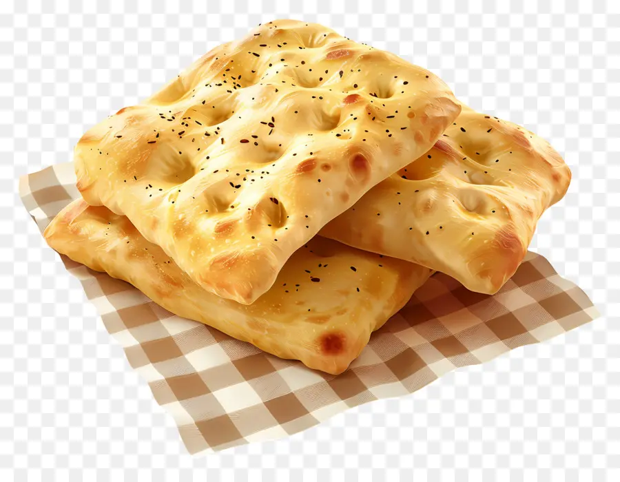 Pain Focaccia，Pâtisserie PNG