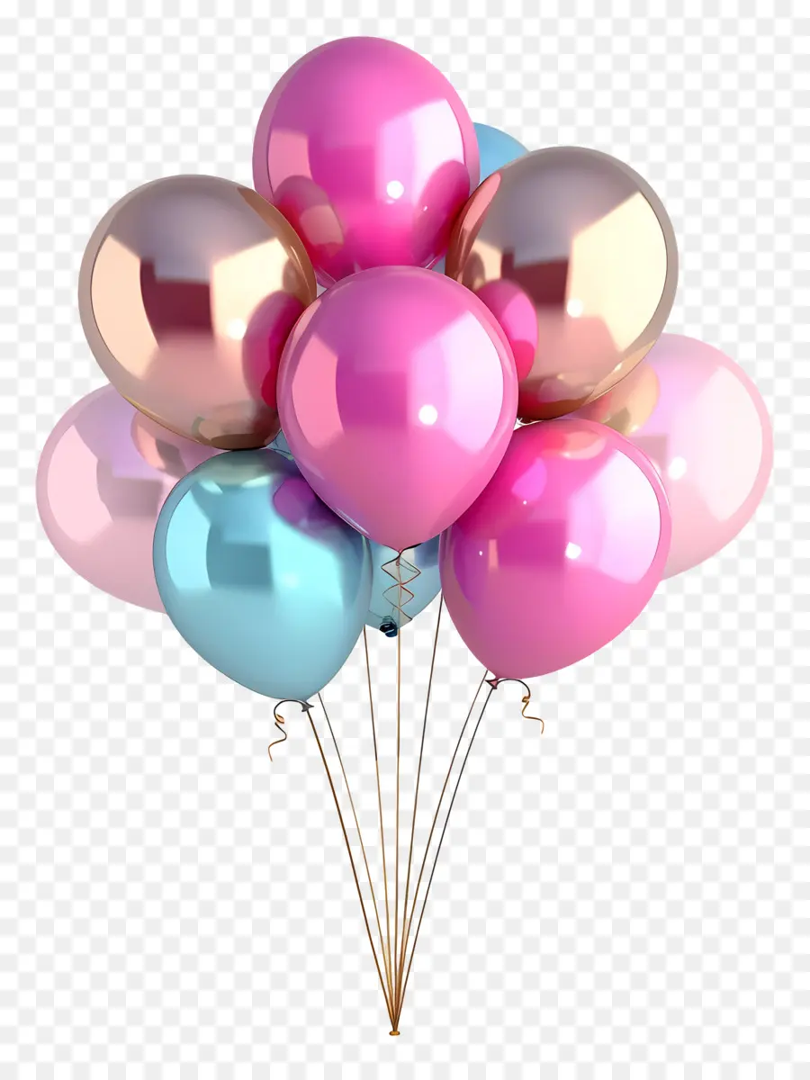 Ballons De Fête，Ballons Colorés PNG