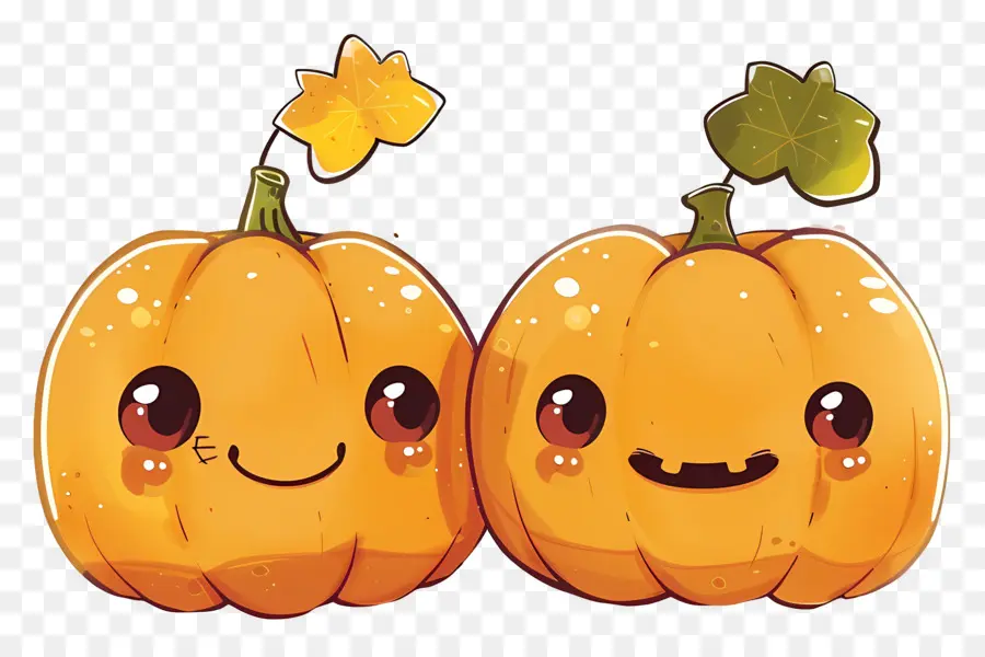 Citrouille Kawaii，Citrouilles PNG