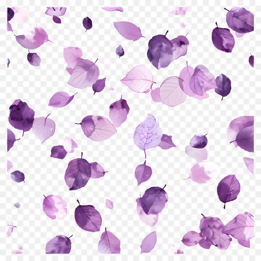 Fond Violet，Feuilles Violettes PNG