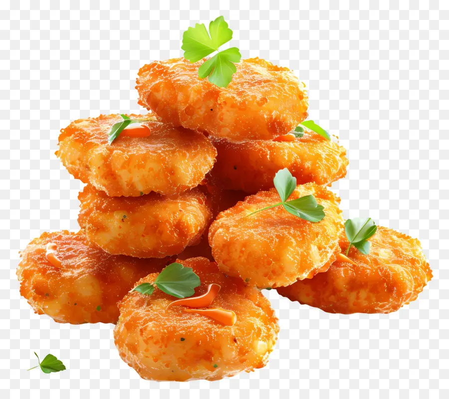 Nuggets De Poulet épicés，Nuggets De Poulet PNG