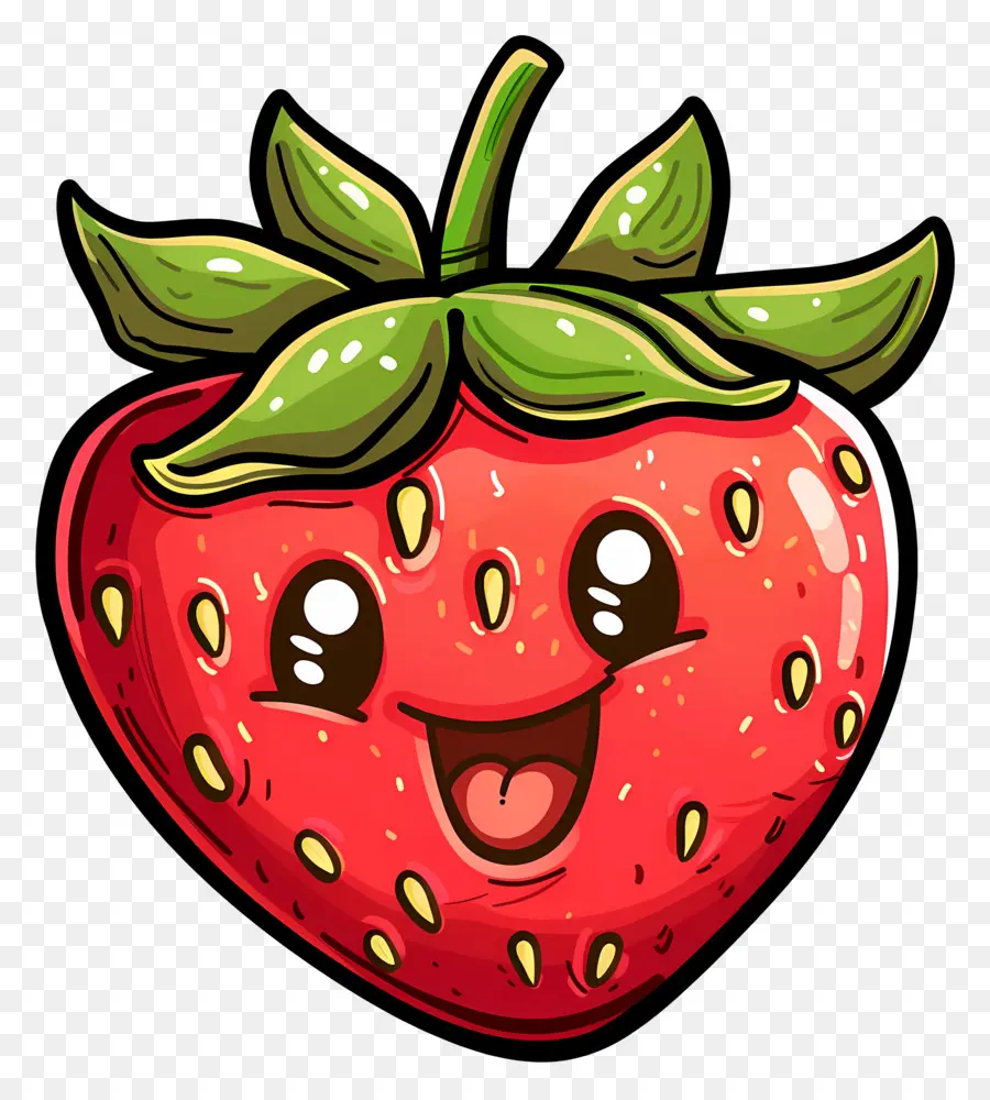 Fraise De Dessin Animé，Dessin Animé Aux Fraises PNG